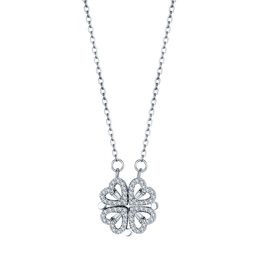 Clover Heart Necklace