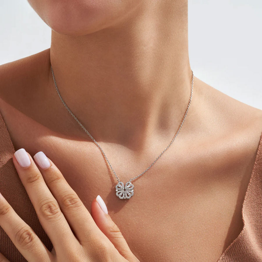 Clover Heart Necklace