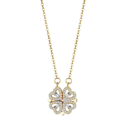 Clover Heart Necklace