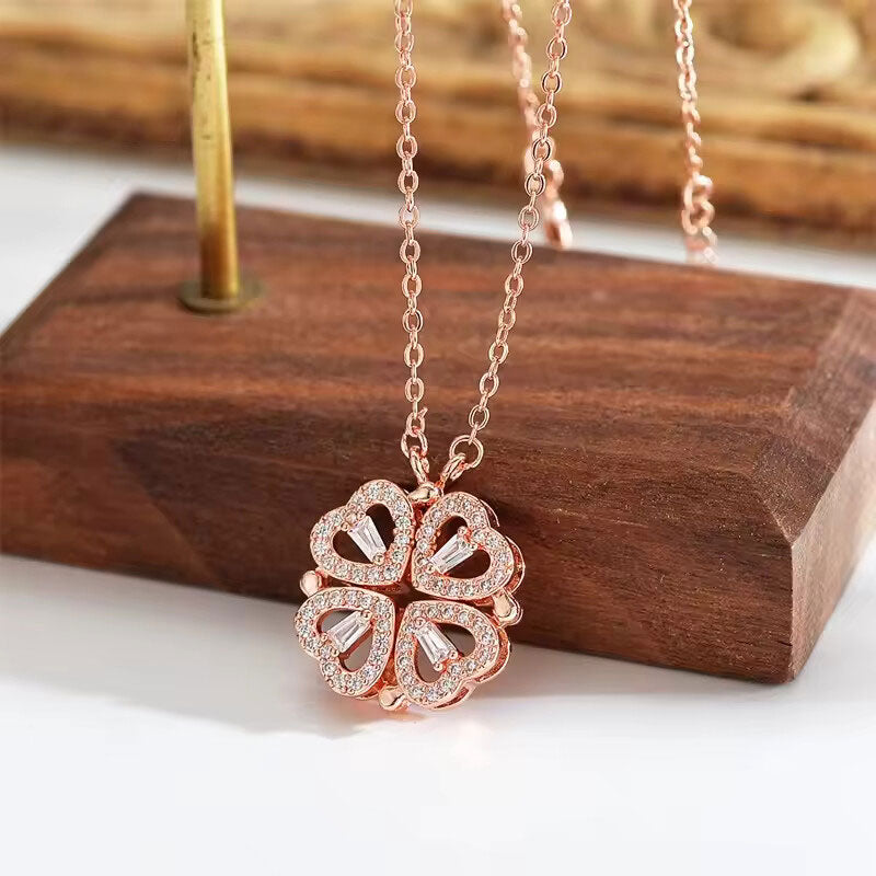Clover Heart Necklace